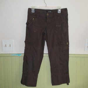 APT 9 dark brown capri pants size 4